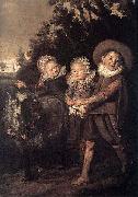 Frans Hals Group of Children WGA oil painting